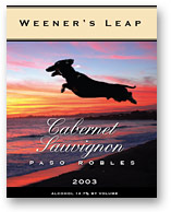 2003 WEENER'S LEAP CABERNET SAUVIGNON